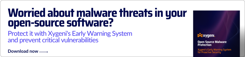 xygeni's tweet image. Open source = innovation. But it’s also a growing attack surface. Open-source malware is on the rise!
Download our whitepaper: it shows how to detect, block & prevent these threats ➡️xygeni.io/download-white…
#AppSec #OpenSourceSecurity #SupplyChainSecurity #DevSecOps #Xygeni