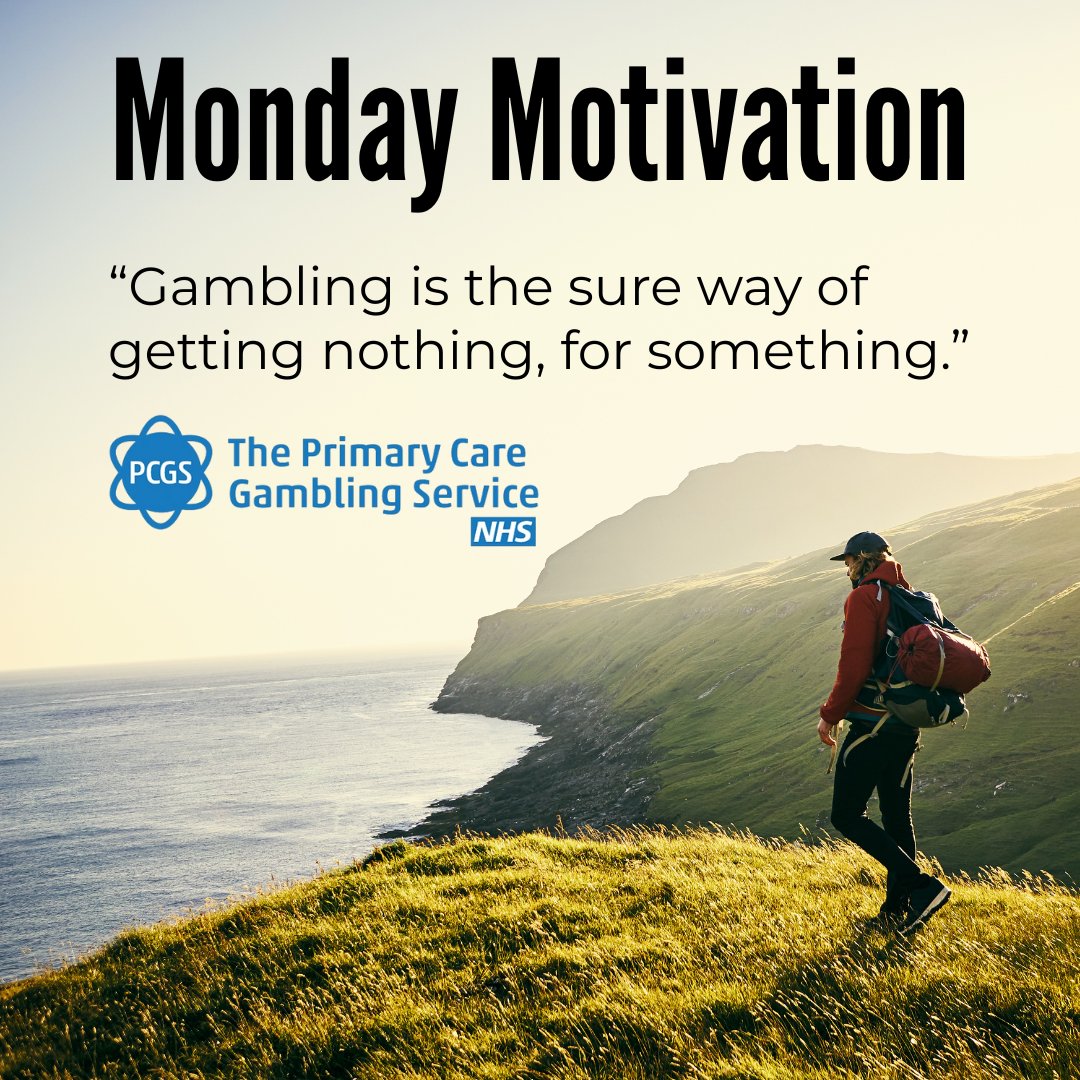 Knowing your motivation for recovery from gambling harm is a powerful tool, and we're here to provide you with free and confidential support every step of the way.

To self-refer today, visit our website or give us a ring on 0300 0300 111  🤝

#MondayMotivation #GamblingSupport
