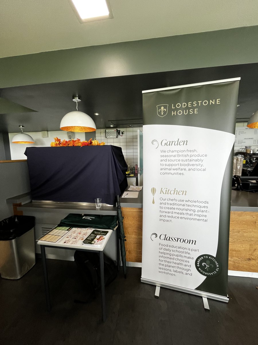 Open Day set up with the sports with a juice shot machine for prospective parents &amp; students!