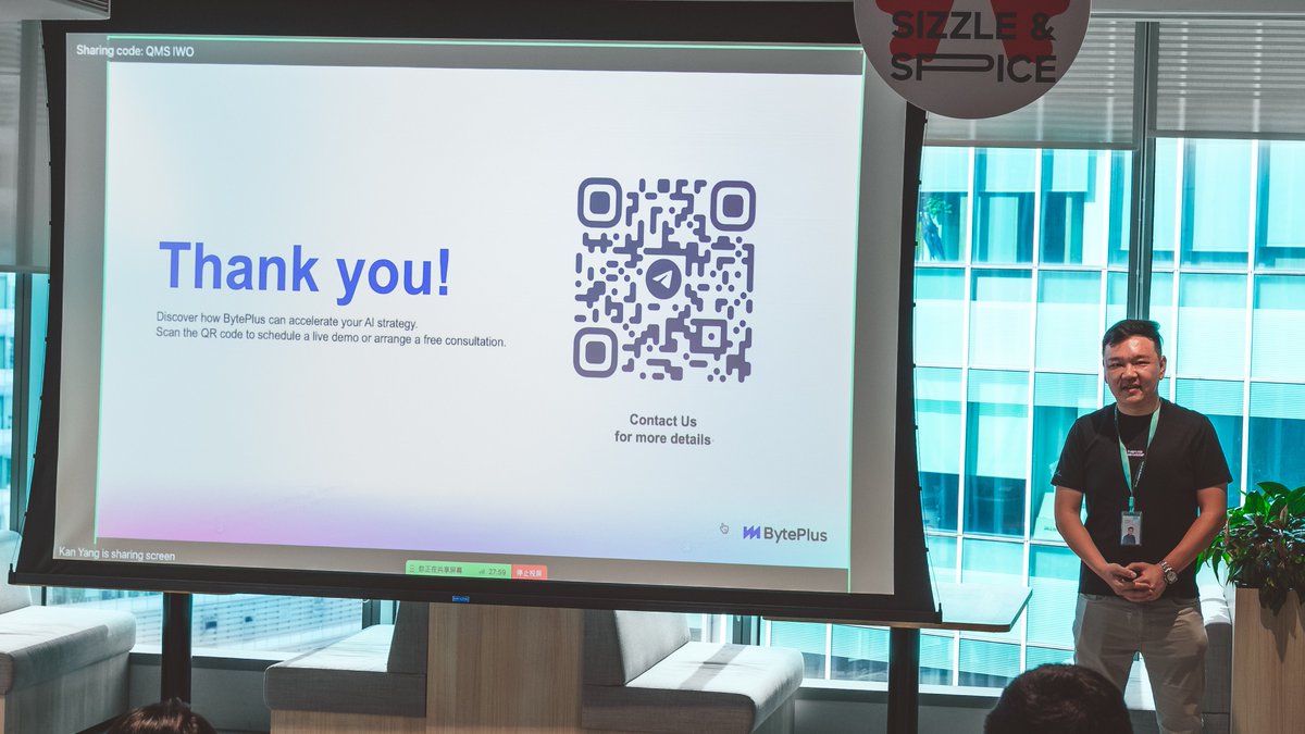moledao_io's tweet image. 🔑 OPENING KEYNOTE

@kanyang6 from @BytePlusGlobal covered AI-powered blockchain solutions!

Main points:
- BytePlus approach to fintech infrastructure
- AI shifting from optional to essential
- Vision for next-generation solutions

#Moledao #BytePlus #TOKEN2049