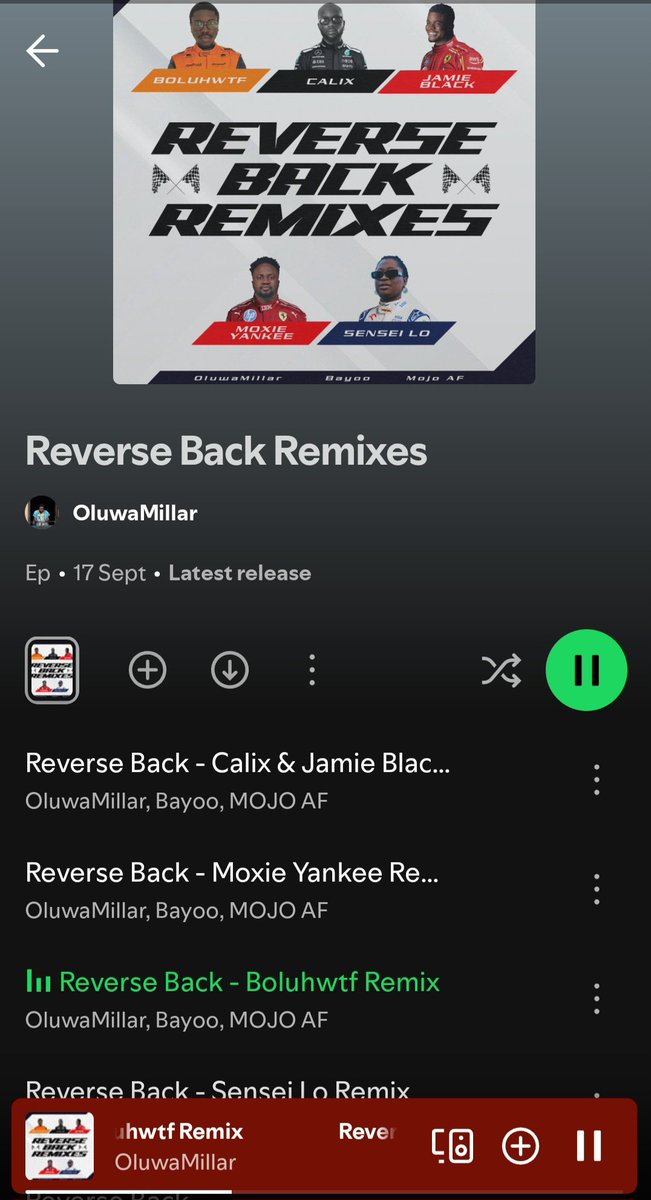 another day, another rave review from a renowned int’l DJ. s/o KEM KEM. please keep eating, spinning &amp; sharing 🙏🏾

🔗oluwamillar.fanlink.tv/ReverseBackRem…