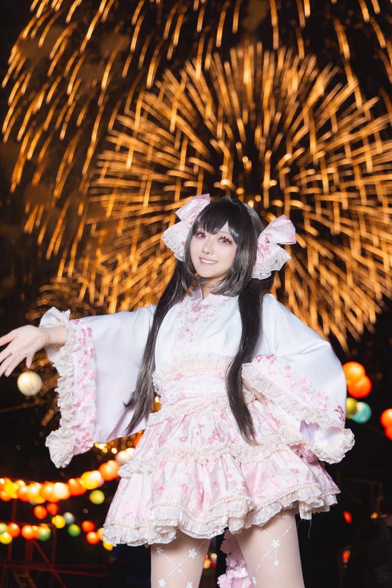sakurako_kokko's tweet image. 忘れられない夏になったね😉
#COSFESTREASURE #大洗海上花火大会 #千櫓祭
