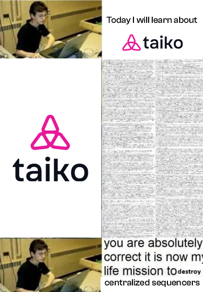 taikoxyz's tweet image. gm. have a great week 🥁