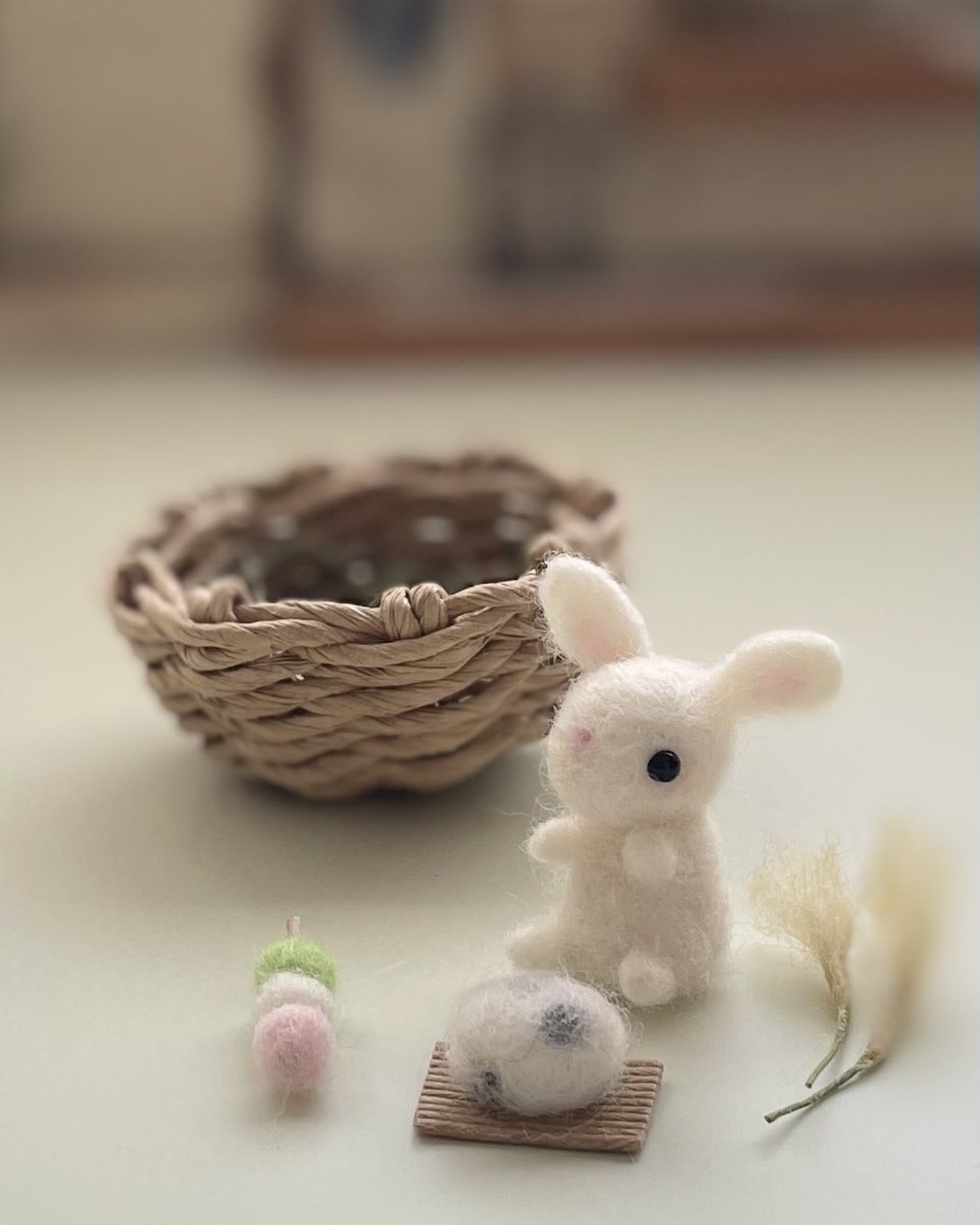 お月さま
見えますように🌕

 #お月見 
 #中秋の名月
 #手のひらうさぎ