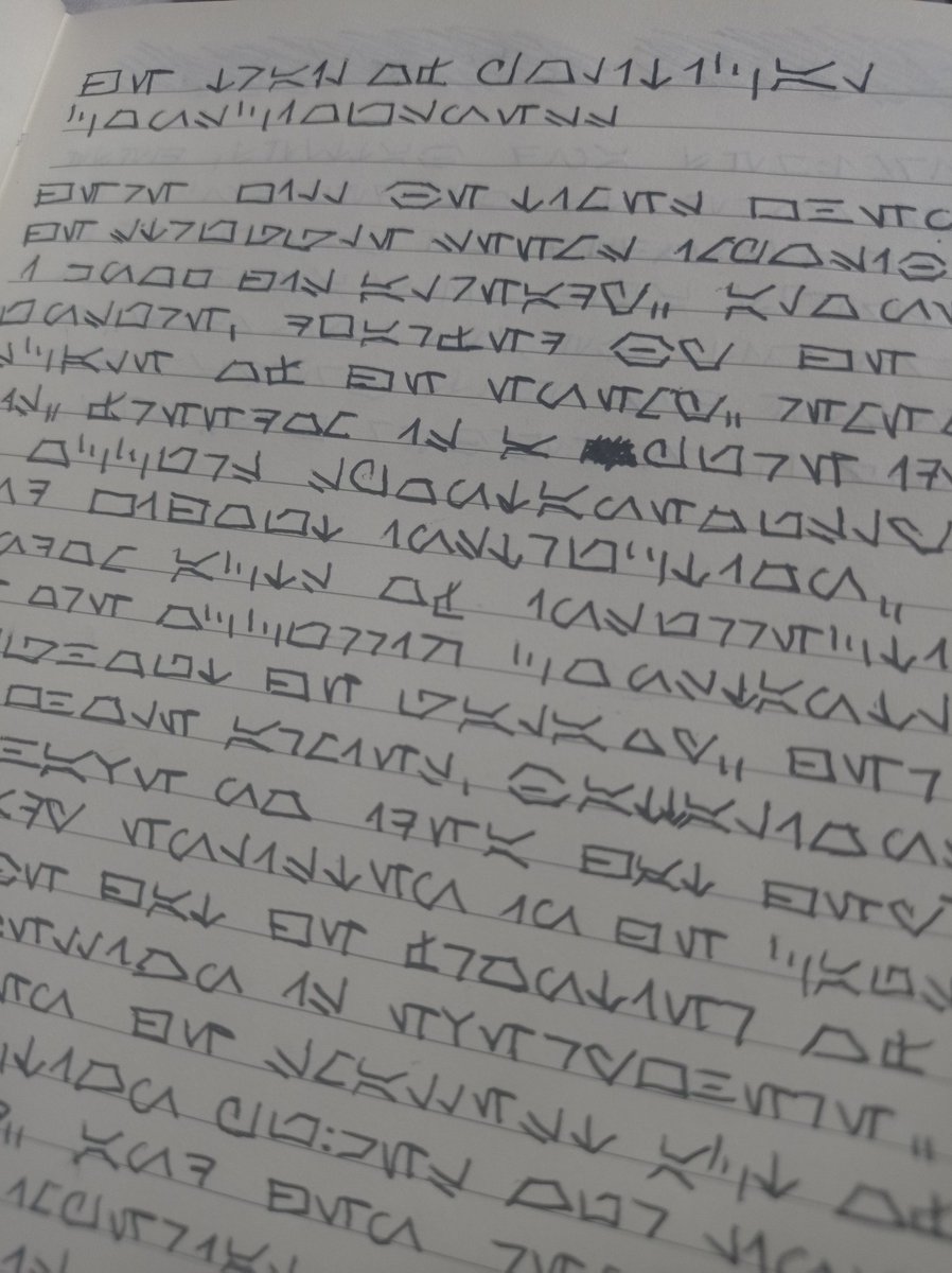 got bored in class once so I handwrote nemik's manifesto