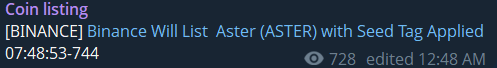 BagCalls's tweet photo. BREAKING:

@binance   WILL LIST $ASTER SPOT!!!

WELCOME TO THE FAMILY @Aster_DEX @cz_binance https://t.co/W8kfWv82L4
