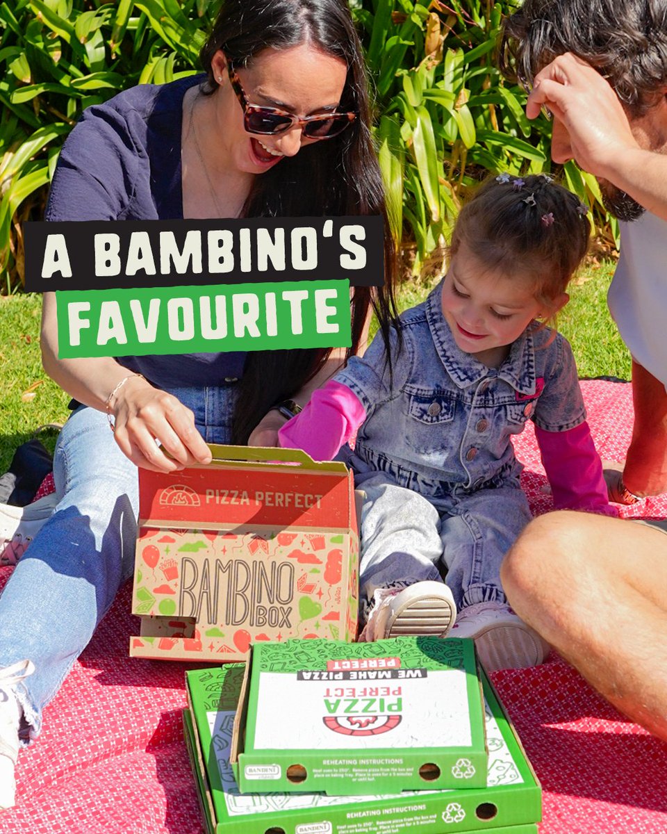PizzaPerfectza's tweet image. Spring time means being outside with your Bambinos and their favourite Bambino Meals from #PizzaPerfect ☀️🍕

Choose from a 15cm Pizza, 200g Pasta, or Chicken Strips with Small Chips (available at selected stores) 🍕🍟🍝