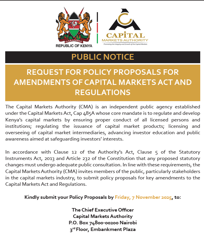 Capital Markets Authority Kenya tweet media