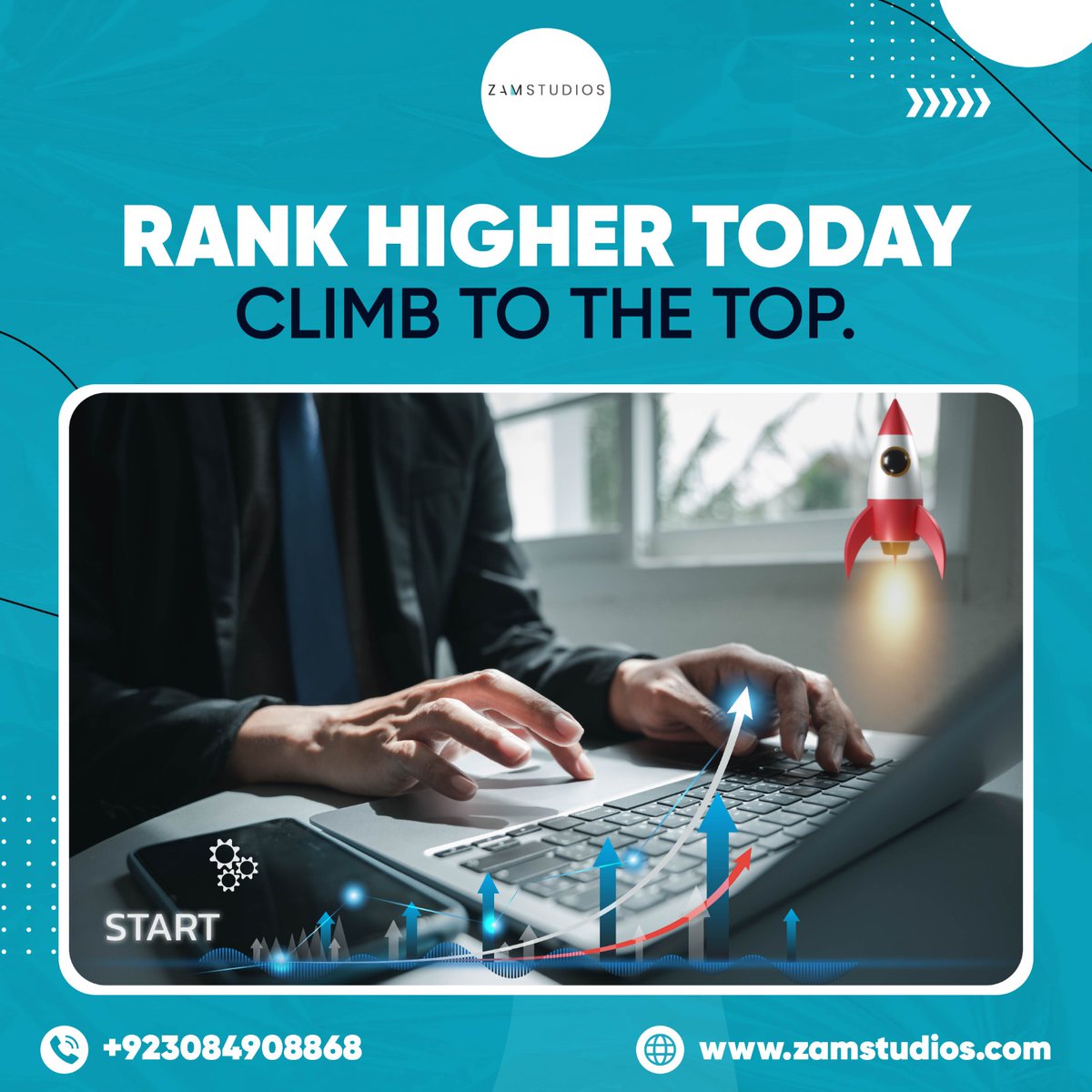 ZamStudios2's tweet image. Option 1 (Motivational &amp;amp; Bold)
 RANK HIGHER TODAY. CLIMB TO THE TOP.
Your rise starts now!

Visit: zamstudios.com

#RankHigher #ClimbToTheTop #SuccessStartsHere #SEO #DigitalGrowth #BeOnTop