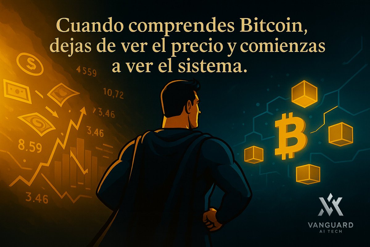 💊Cuando comprendes Bitcoin, dejas de ver el precio y comienzas a ver el sistema.💊

 El dinero tradicional se basa en deuda. Bitcoin se basa en verdad.

#Bitcoin #EducaciónFinanciera #VanguardAiTech