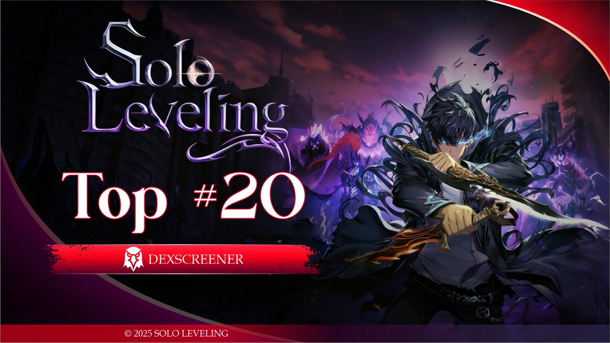 the_sololevel's tweet image. Top#20 on DexScreener $SOLOLEVELis just getting warmed up. Don’t miss the run! 🚀
dexscreener.com/solana/5KVQYB2…