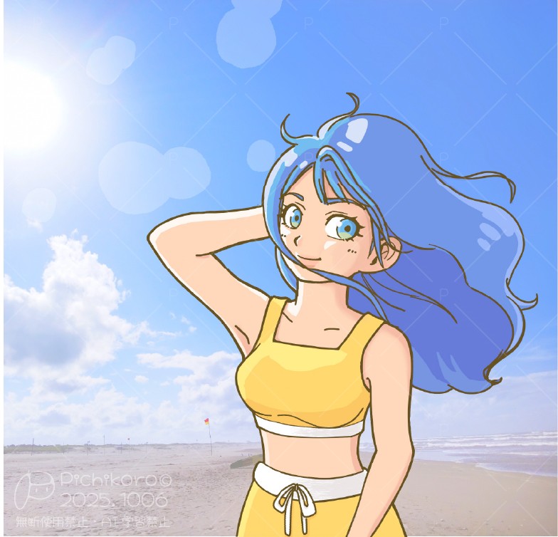 背景は自分で撮った海辺の写真です。普段の落書きっぽさが出てるイラストかも😊
あと海が好きです🏝️

#イラスト #女の子 #イラスト好きな人と繋がりたい