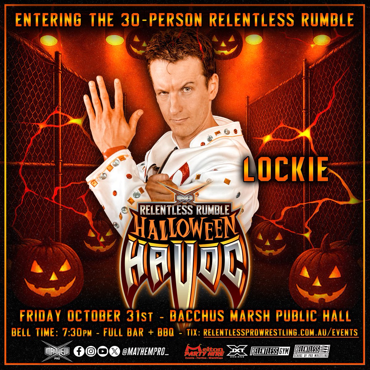 ‼️Relentless Rumble Entrants‼️

Both members of Lockhope enter, but only 1 can win!

If victorious would they challenge for the Tag Team or Internet championship? 🤔

<a href="/eleaine_hope/">Eleaine Hope</a>
&amp; 
<a href="/lockiem15/">Lockie</a>
 
📅Fri Oct 31
📍Bacchus Marsh Public Hall
🔔7:30pm 
🎟️relentlessprowrestling.com.au/events