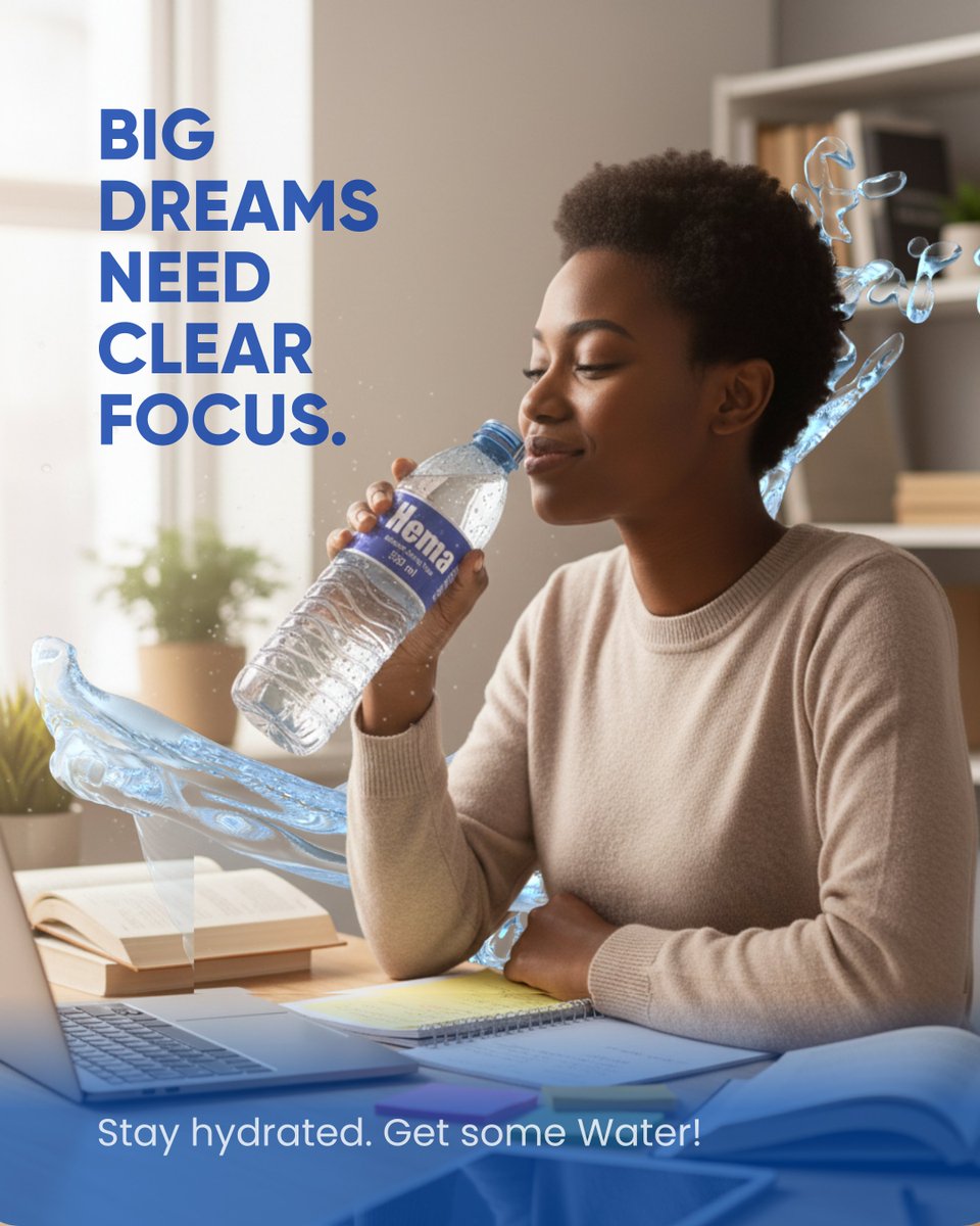 HemaBeverageltd's tweet image. Mondays are for dream-chasers.
But even champions need hydration!
Pause. Sip. Refocus. Let’s go win this week! 
#MondayMotivation #HydrationHack #HemaLife #HemaForAll