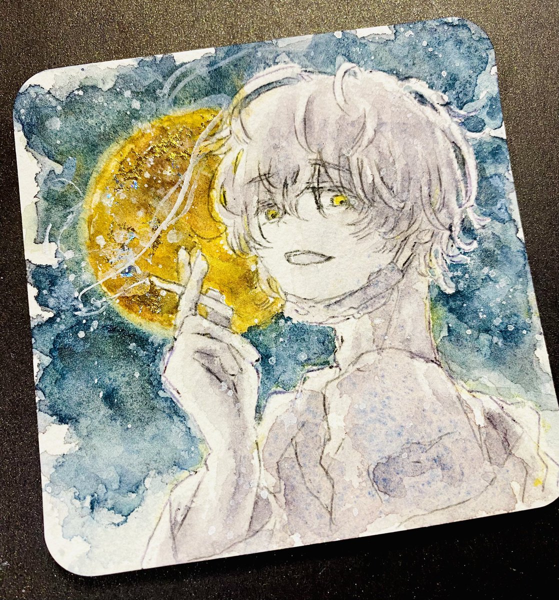 ominaeshi22890's tweet photo. 今日十五夜ということなので、お月様の絵のお気に入りを再掲していく祭り。 https://t.co/fVqZdVOo0r