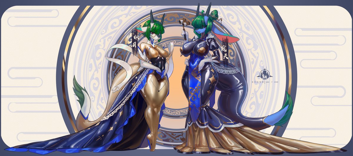 「织月·窥天」中秋限定礼服回