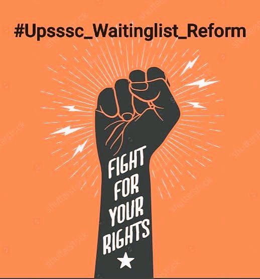 RMVerma121's tweet photo. #Upsssc_Waitinglist_Reform तुरंत लागू हों! यह युवाओं के लिए समान अवसर सुनिश्चित करेगा।#Upsssc उम्मीदवारों के हित में उचित कदम उठाए। @myogiadityanath @CMOfficeUP @UPGovt @yadavakhilesh @TheNewspinch @TheLallantop #upsssc #upsssc_waiting_list_लाओ https://t.co/xXVVUjmXi6