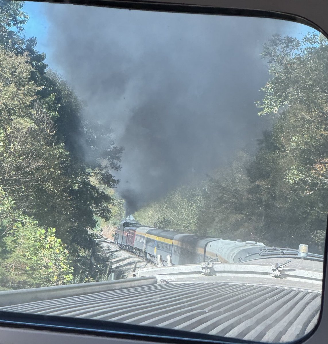 What a neat experience today riding behind the iconic 611 locomotive on an excursion to Staunton. The Queen of Steam was built in Roanoke in 1950 and is the only surviving Class J locomotive. She was the inspiration for the Rail Yard Dawgs nickname and a great symbol of Roanoke.