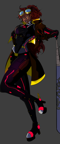 AbitrusFel's tweet photo. My DND Character fully drawn, and I love it!!!!

Bartheny Beth, she has a baseball bat with a Skewer located at the tip...

#ocart #dndart https://t.co/8YxuSJErxh
