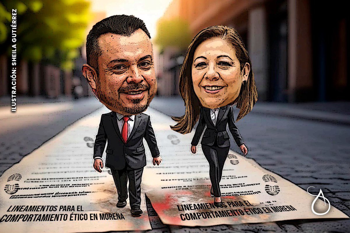 El jefe de gabinete <a href="/JLG_PARRA/">José Luis García Parra</a> y la diputada <a href="/artemisa_laura/">Laura Artemisa Oficial</a> contradicen con sus acciones las recomendaciones de la presidenta <a href="/Claudiashein/">Claudia Sheinbaum Pardo</a> y de la presidenta nacional de Morena <a href="/LuisaAlcalde/">Luisa Alcalde</a>. Aquí le explico por qué. archivo.e-consulta.com/blogs/corte/ga…