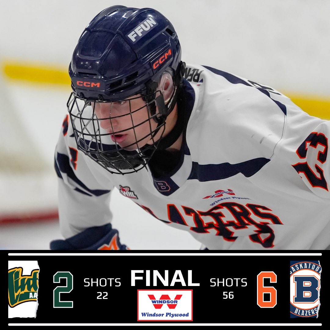 🔥BLAZERS WIN🔥

That’s a home ice dubya 

#BlazersHockey🔥🔥🔥