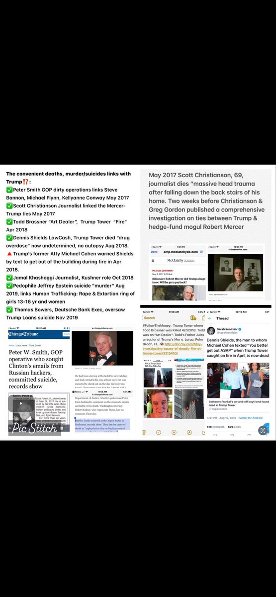 <a href="/JasonKander/">Jason Kander</a> ✅There are no coincidences!

✅Pedophile Jeffrey Epstein - hung in jail, NY
🛑murder/suicide Aug 2019

✅Pedophile Jean Luc Brunel - hung in jail, Paris.  Epstein and Trump recruiter of underage girls to women
🛑murder/suicide Feb 2022

✅Mark Middleton - hung in tree at a ranch
