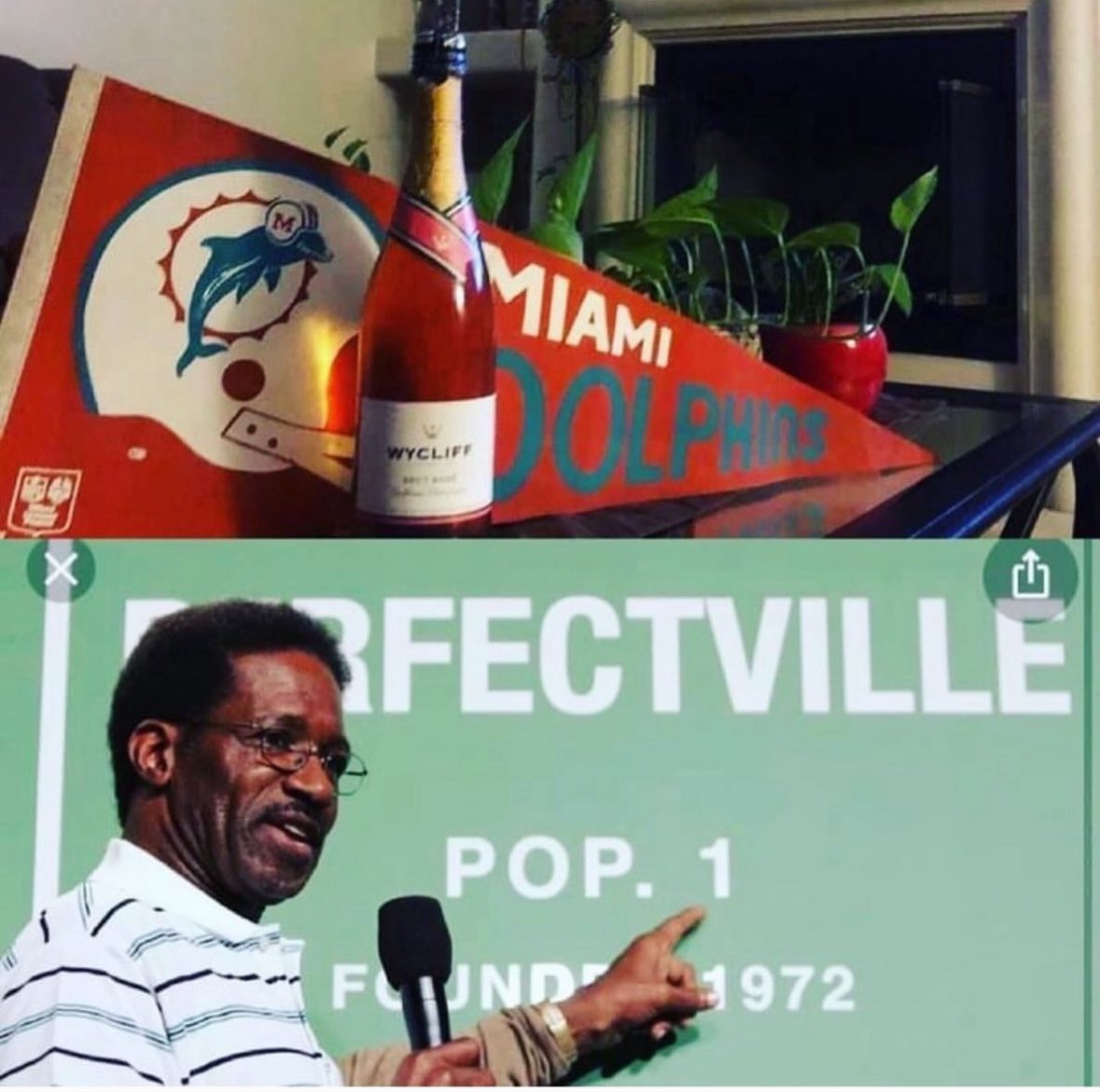 James Smitty Smith (@smittyboxing) on Twitter photo Smitty is smiling boldly for the 53rd year in a row as There’s Only One Team Living, and Residing in PERFECTVILLE-The 1972 <a href="/MiamiDolphins/">Miami Dolphins</a>. Paul Warfield expect a call tomorrow morning.
I rest well for yet another year. #nflperfection #1972miamidolphins #theperfectseason #17-0 Smitty is smiling boldly for the 53rd year in a row as There’s Only One Team Living, and Residing in PERFECTVILLE-The 1972 <a href="/MiamiDolphins/">Miami Dolphins</a>. Paul Warfield expect a call tomorrow morning.
I rest well for yet another year. #nflperfection #1972miamidolphins #theperfectseason #17-0