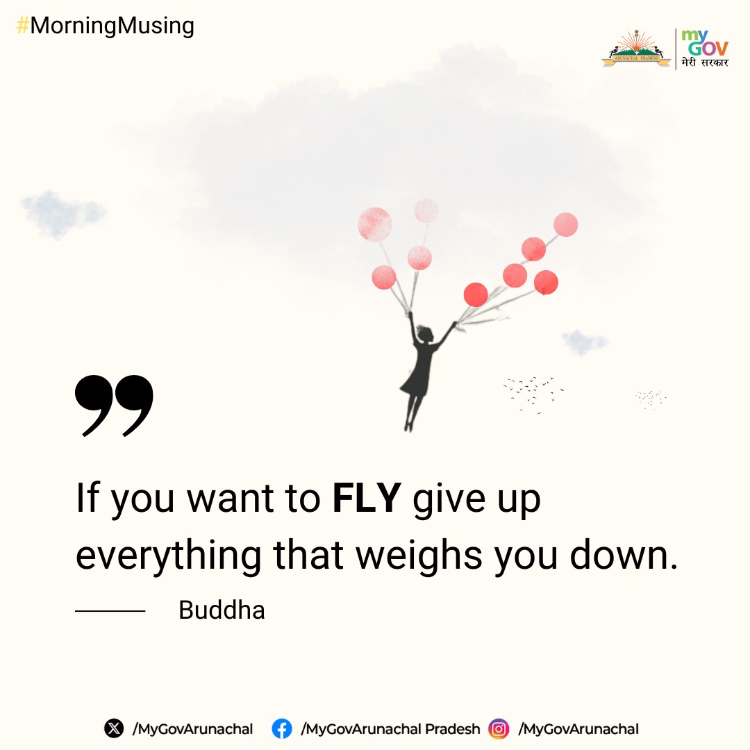 MyGovArunachal's tweet image. #MorningMusing

A morning quote of inspiration for you to start the day.