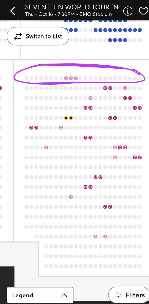 stgramirez's tweet image. still (WTS) 2 soundcheck vip tickets for seventeen Day 1 (10/16) at BMO stadium, LA

section: B2 
row:20 
seats: 23-24
selling: $500 each (selling because i found day 2 tickets with better seats)

payment: paypal/venmo &amp;amp; can facetime for proof!