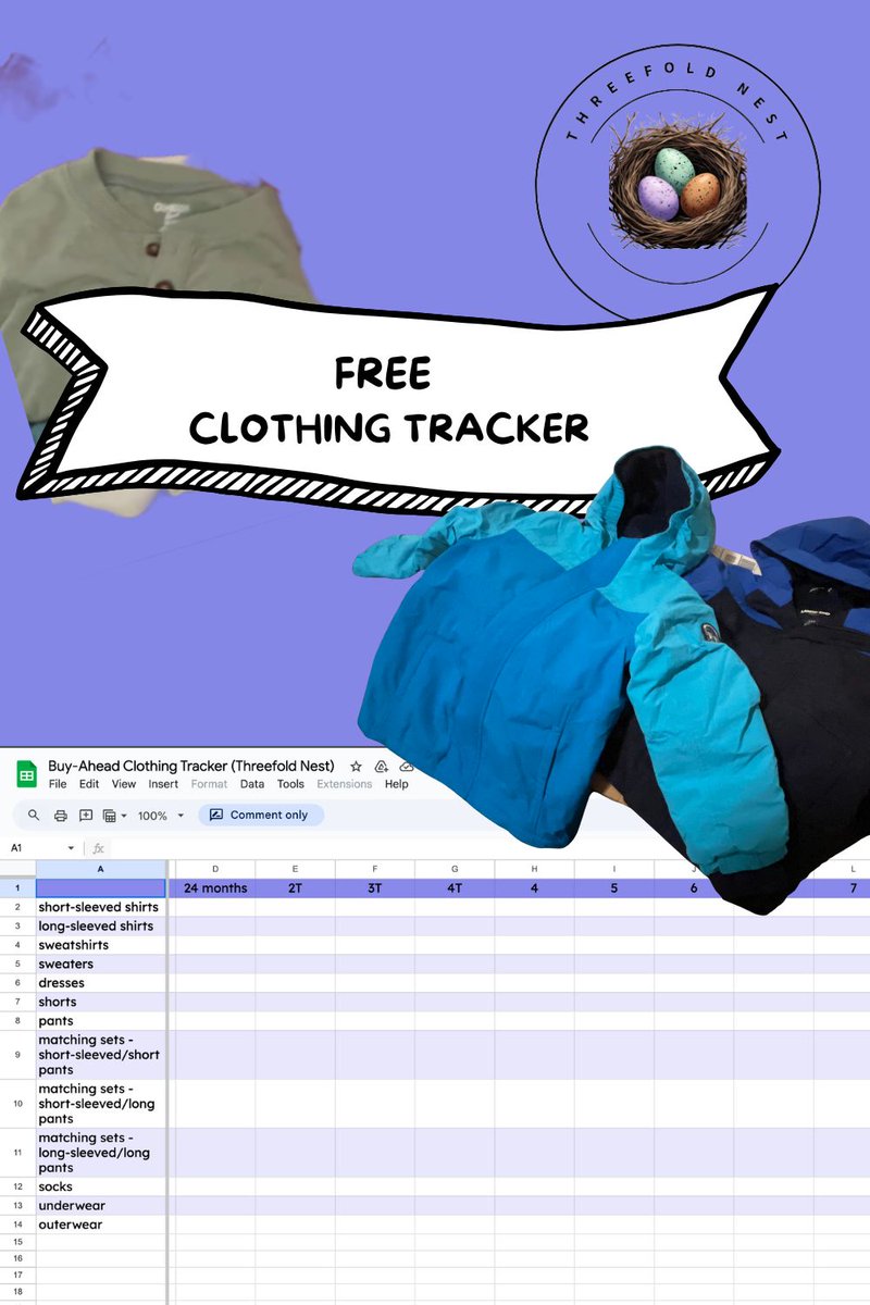 ThreefoldNest's tweet image. Pro tip: Buy kids’ clothes during sales in sizes they’ll grow into. That way, when they wake up 3 inches taller overnight, you're prepared. Now if only it worked for emotional growth. 
instagram.com/threefoldnest/
 #ThriftyParenting #TheyGrowSoFast