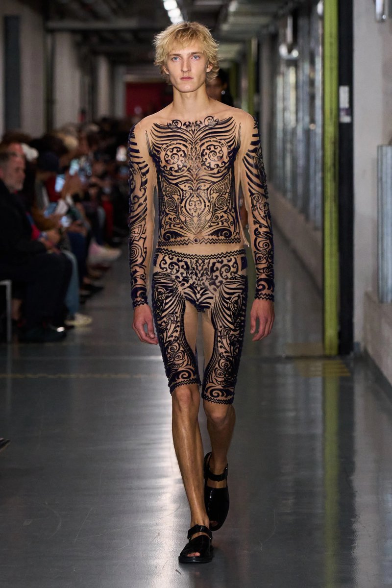 ジャンポールゴルチエ　タトゥー柄　デニムベスト　ジレ 楽天市場】【中古】 ジャンポールゴルチエJean Paul GAULTIER タトゥー