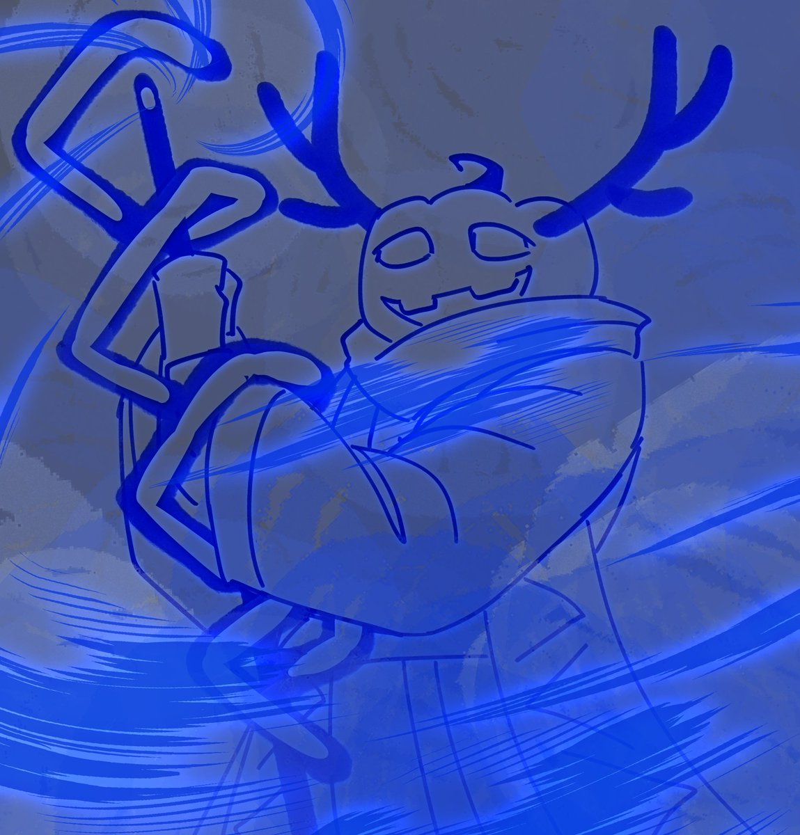 DAY 5 - ETHER
cuz hes like spirits and etheral and stuff im tired 
#Dusekkar #robloxart