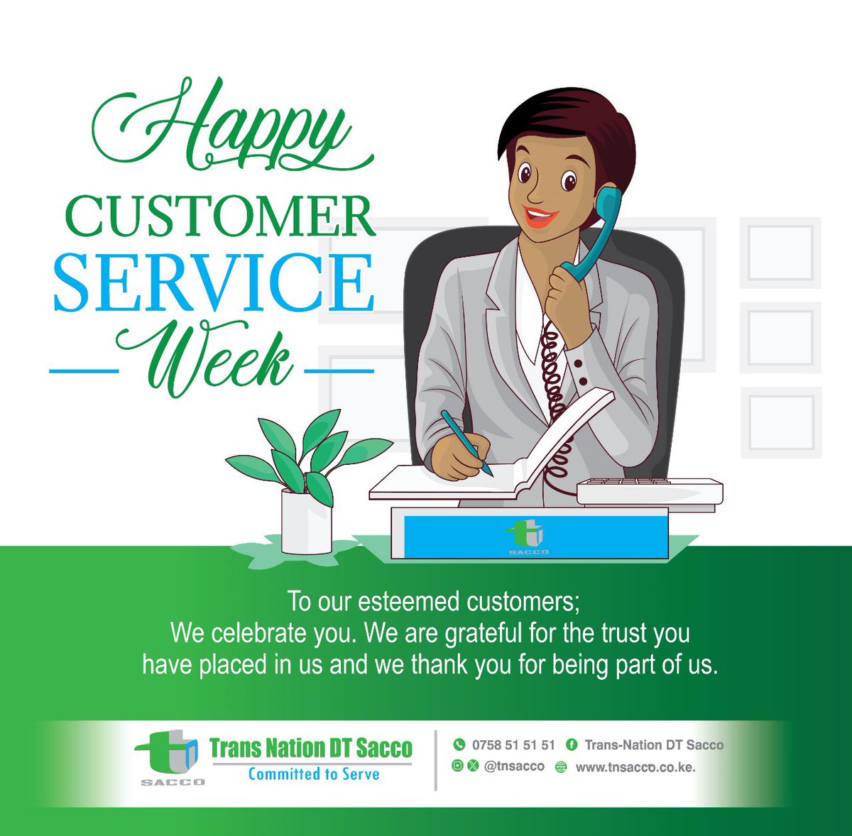 Happy customer service week!