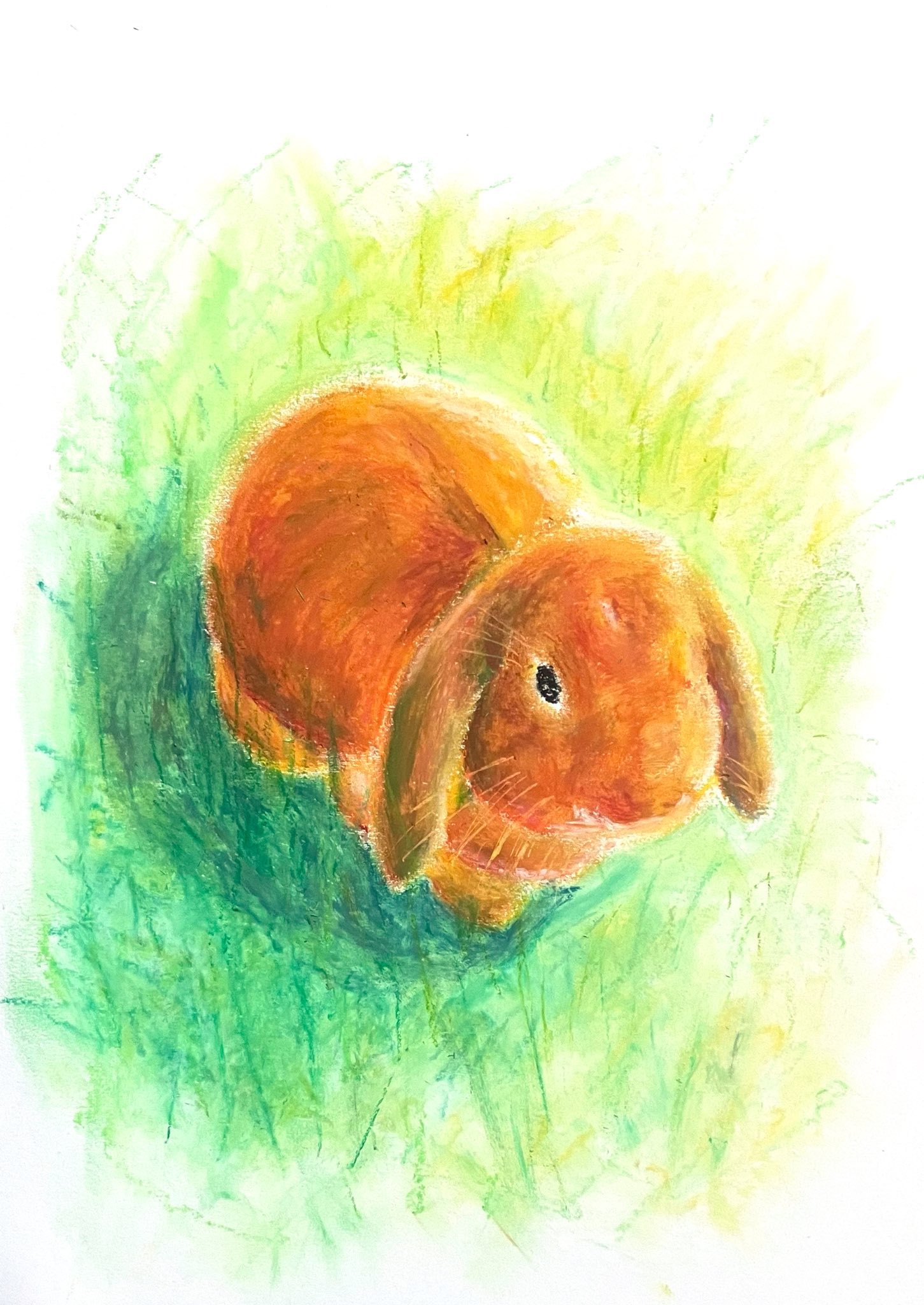 静流　家元　押し絵11 兎 布押絵・華鈴うさぎ(1/4色紙)｜株式会社さくらほりきり