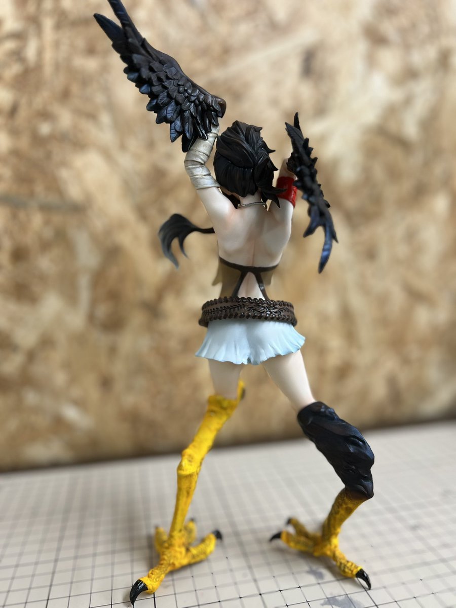 pumpkin_junk's tweet image. heartstrings 盛蔵さま@Heartstringsfig 原型の鷲女さんを塗ったー
土曜日までにお顔描き直したいけど…