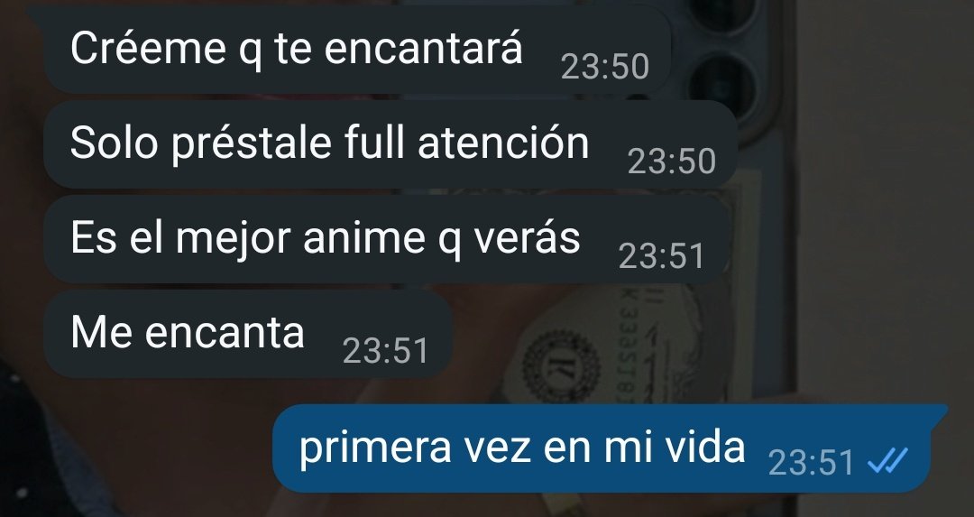 ara viendo animes? nunca antes visto