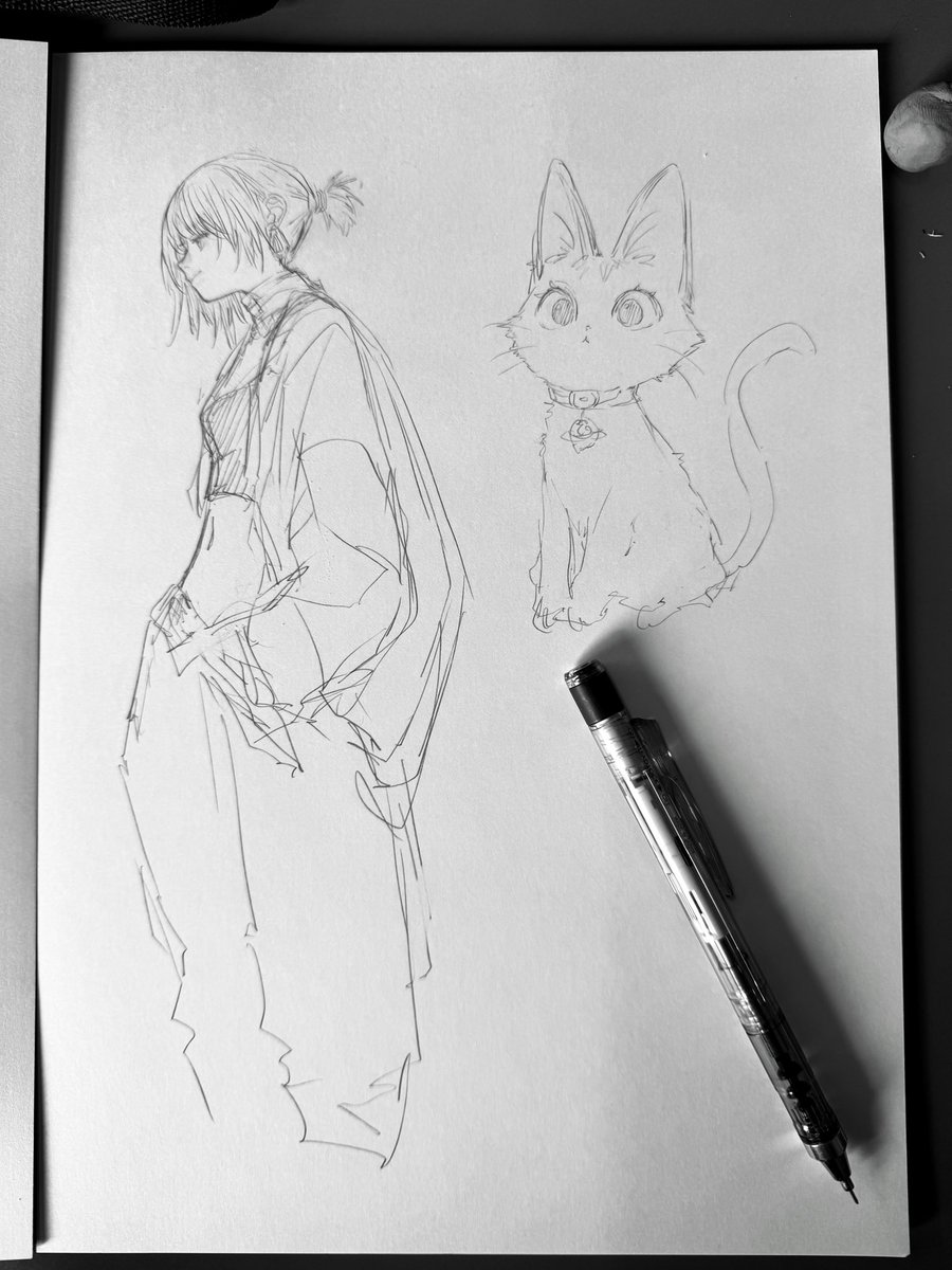 A little during lunch break_✍Drawing 
