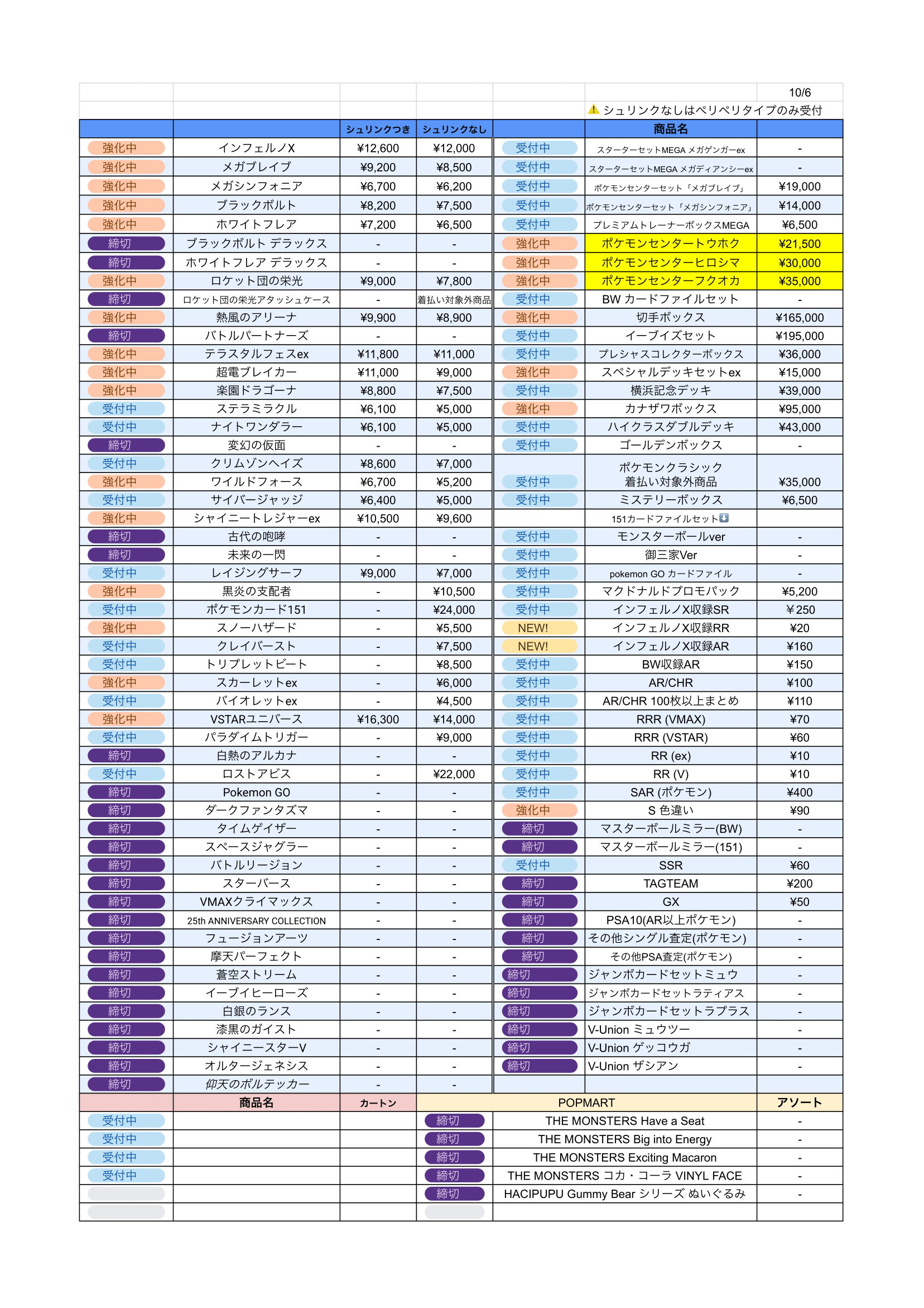 ★特価★ポケカ コンプ7種セット バイオ クレバ 黒煙 変幻 楽園 超電 バトパ ポケカ】こくばバドレックスV【-】SP3 002/006ポケモンカード