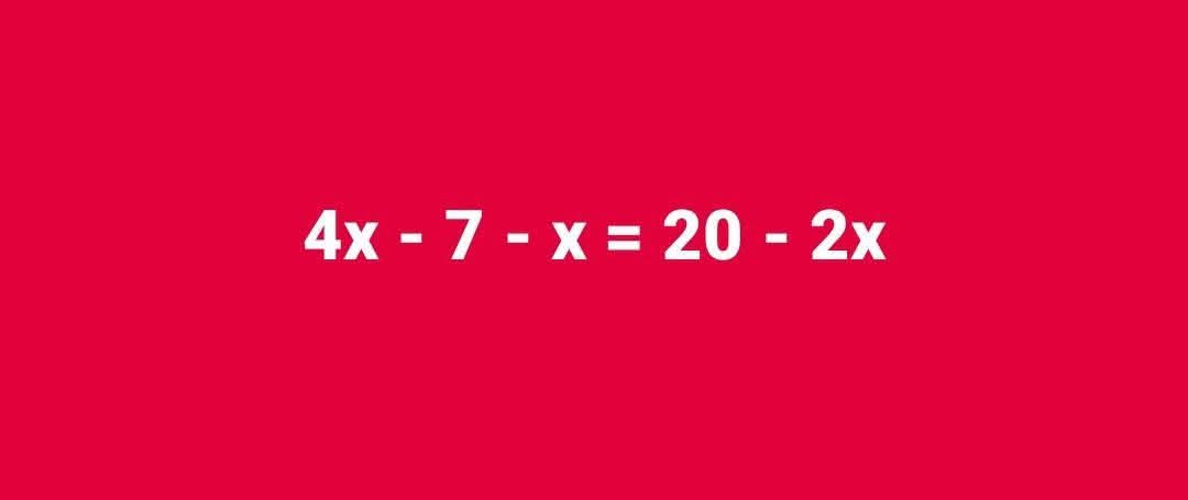 Find value of x