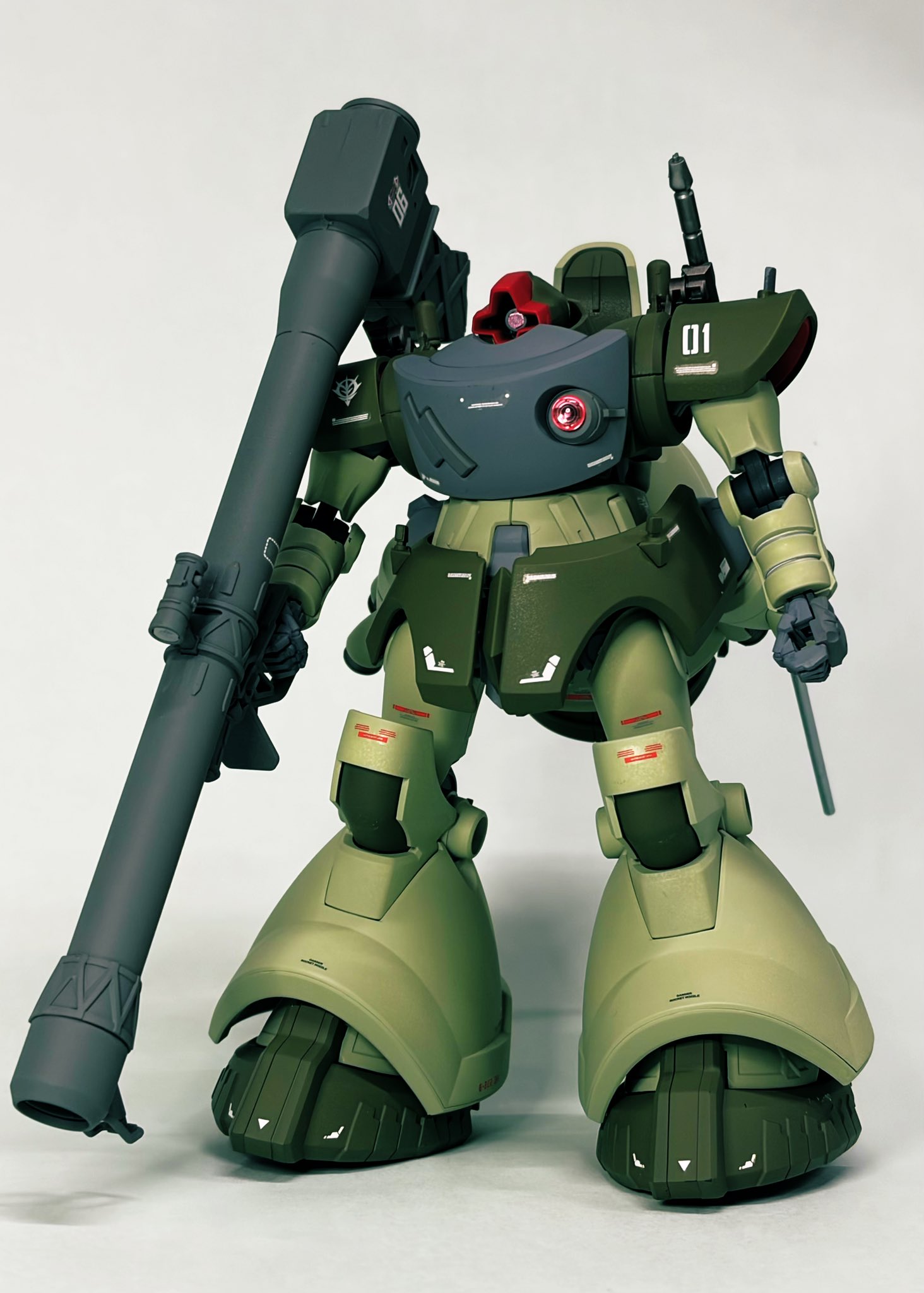 HGリックドム(GQ)全塗装完成品 がらい on X: 