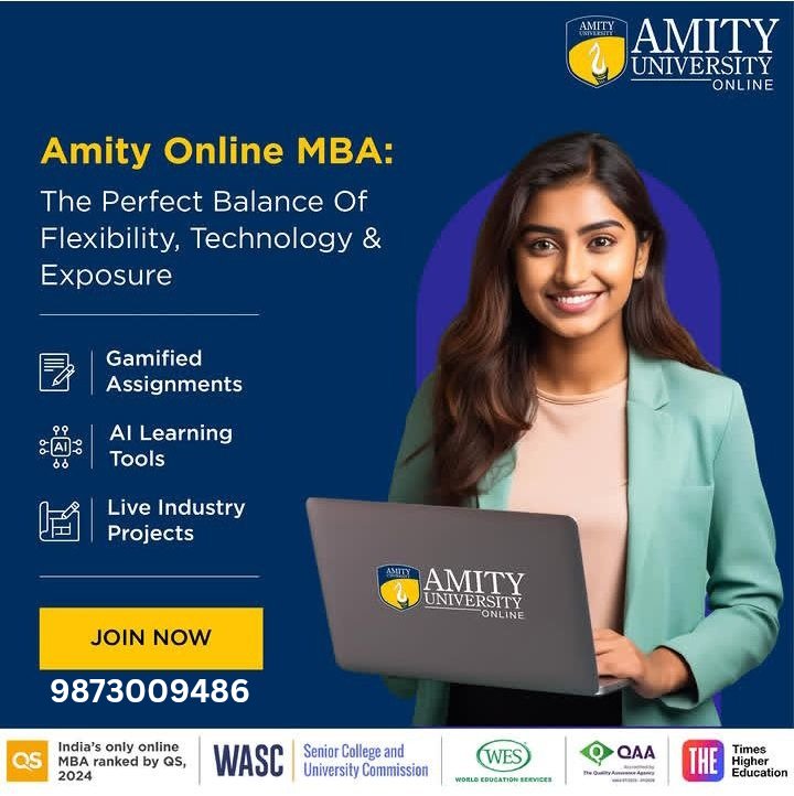 FoundationMimt's tweet image. Want a head start your career?🚀 
Earn a globally recognized Online MBA Degree from Amity University, accredited by US &amp;amp; UK institutions! 
💻Live classes with expert faculty 
• Scholarship opportunities available 
Take the first step towards success today! Join us now 9873009486