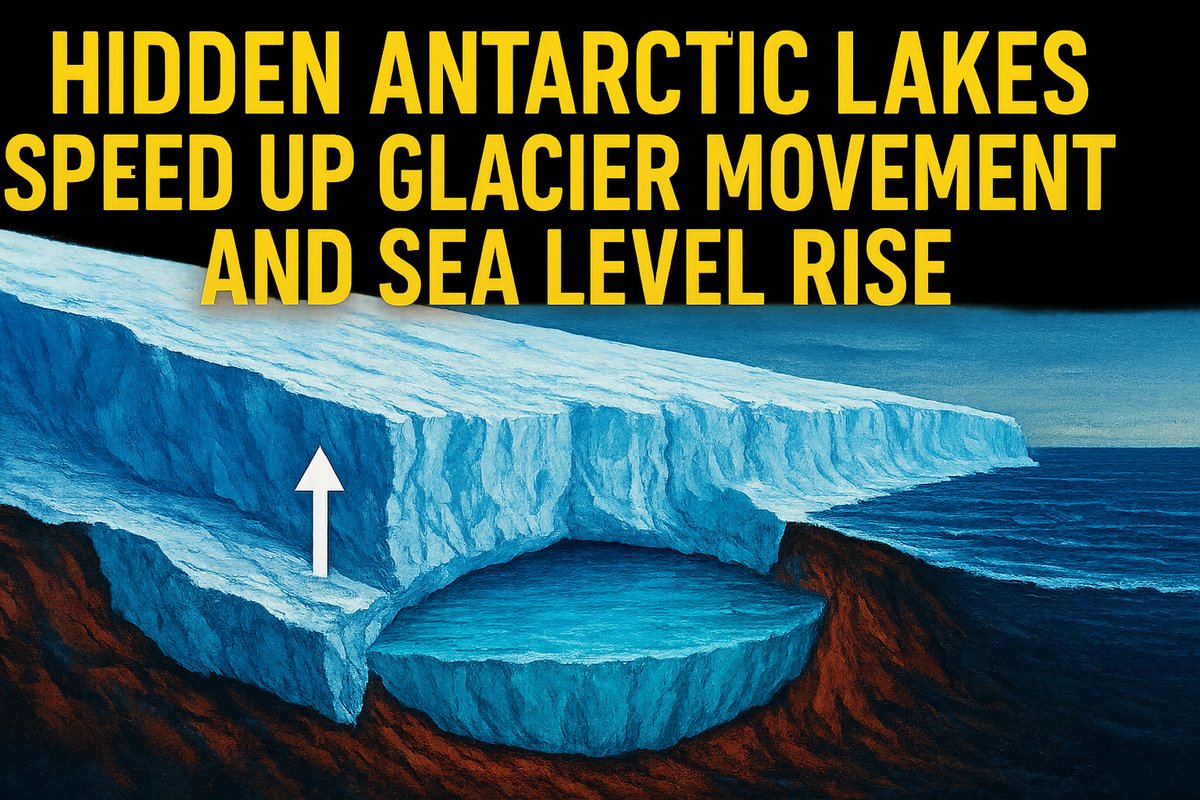 Hidden Antarctic Lakes Speed Up Glacier Movement and Sea Level Rise 

Watch here: youtube.com/watch?v=n-JOYP…