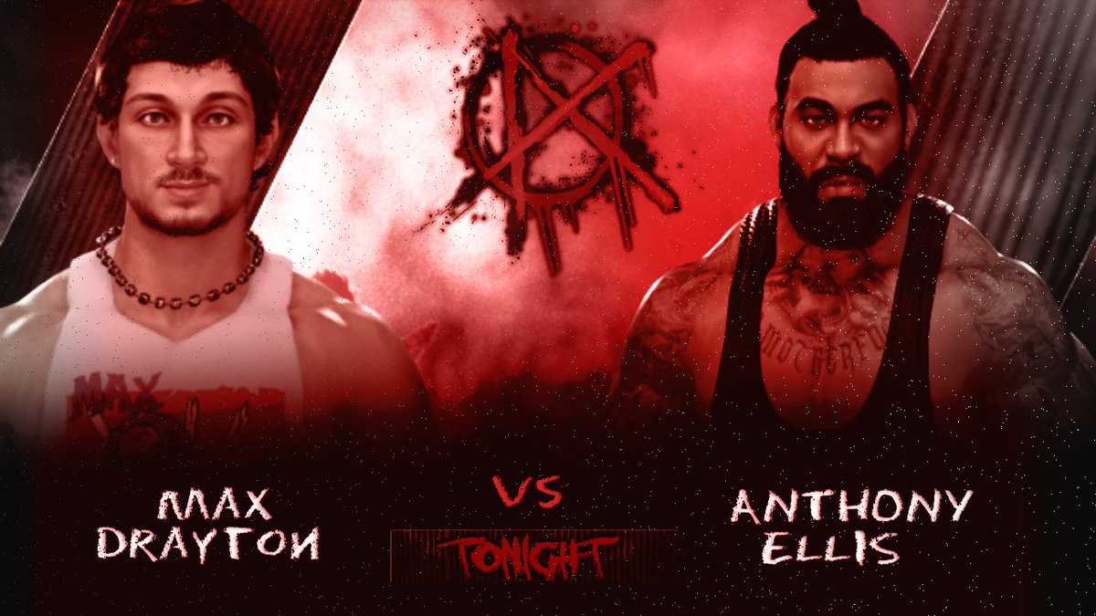 THE FIRST MATCH ANNOUCED FOR THIS SATURDAY <a href="/ellis21810/">Anthony Ellis(Big Bad)</a> vs <a href="/TheMaxDrayton/">Mαx Dɾαყƚσɳ マックス・ドレイトン</a> in a DEATHMATCH tune in this Saturday live on twitch @ colicbox803