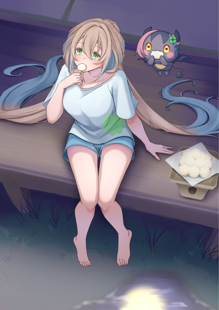 お月様見れるかなあ～？🐰🌕

#中秋の名月2025