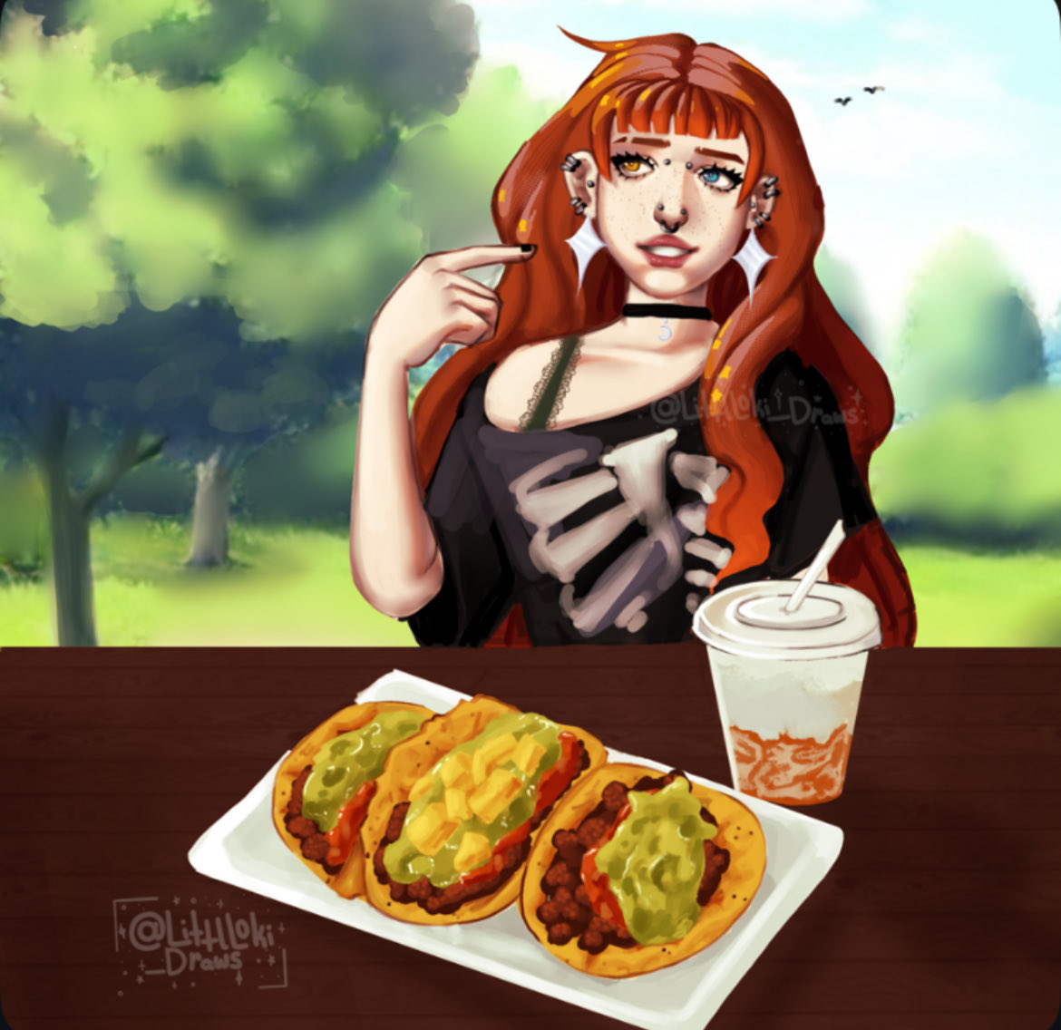 Some art of my oc! 
#artmoot