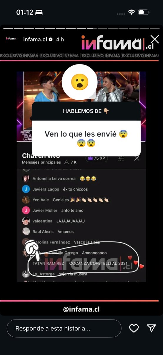 El trauma de INFAMA contra la Cony es de análisis jajajaja quien controla esa página qlia? #FiebreDeBaileCHV #Fiebredebaile