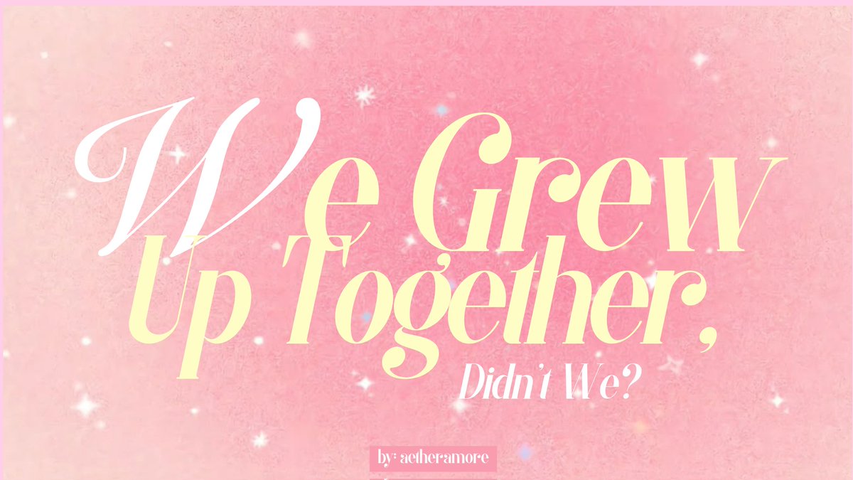 aetheramore's tweet image. 𝓦e Grew Up Together, 𝓓𝓲𝓭𝓷’𝓽 𝓦𝓮?

lee jeno local au,
written by aetheramore