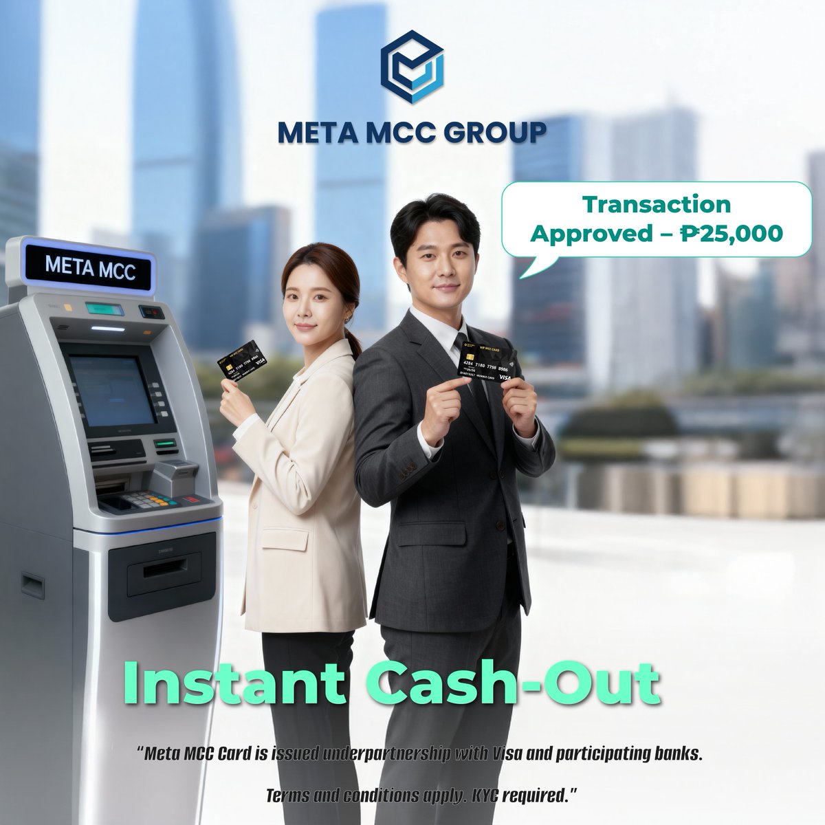 metamcc2025's tweet image. 💳⚡ Financial freedom is just one card away
Cash-out crypto 💵
Pay globally 🌎
Fast & Secure 🔒🚀
👉 Don’t miss your chance to elevate your investing experience!
#MetaMCC #SpendCrypto #BorderlessPayment #VisaBackedCard #MetaGlobal 💳🔥🌍