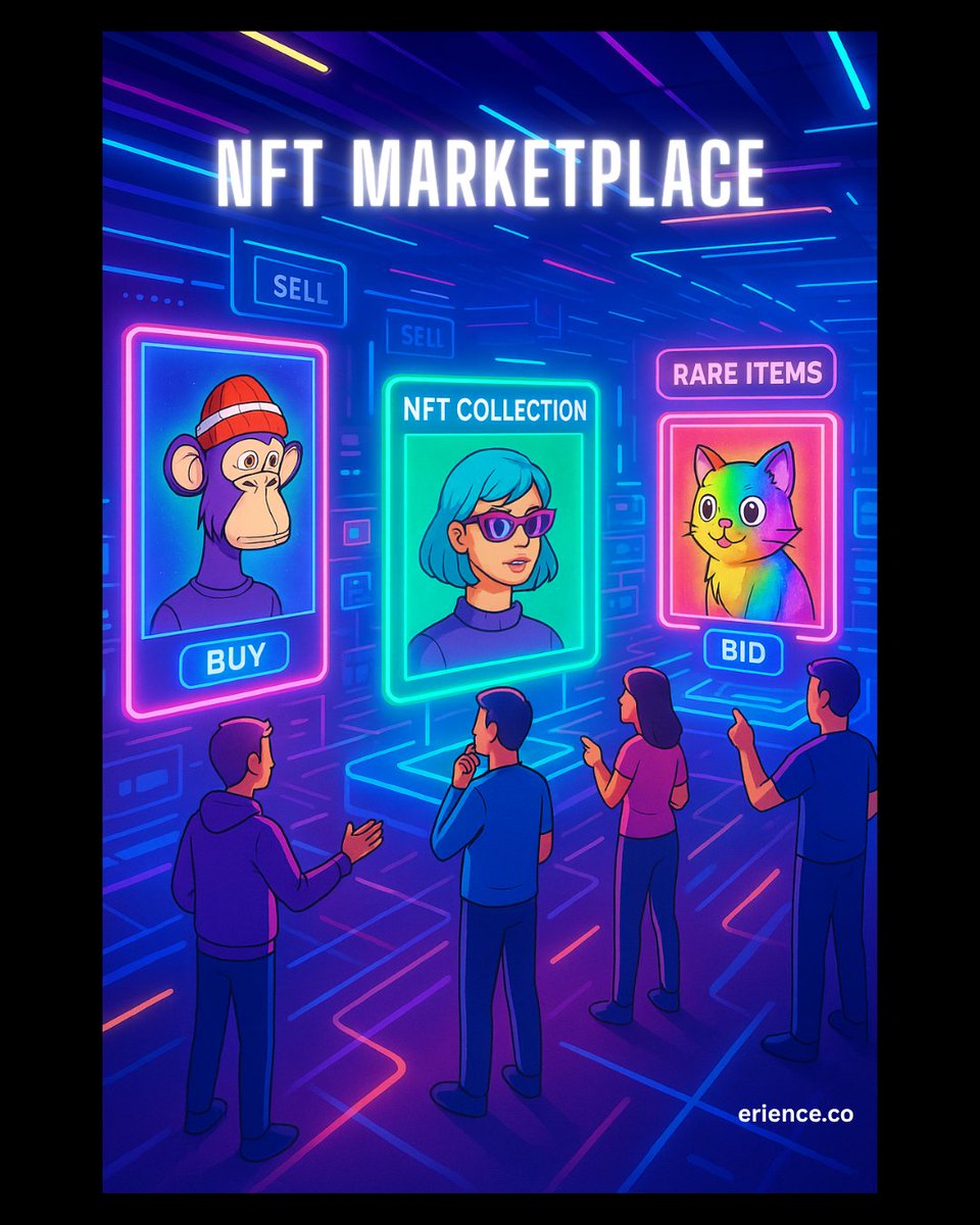 ErienceINT's tweet image. Dive into the Future of Digital Assets!
Discover, Mint & Trade NFTs on our next-gen marketplace – built with secure, scalable blockchain solutions... 🔗💎
Start your Web3 journey today!!...🌐🔥
erience.co
#NFTMarketplace #BlockchainSolutions #CryptoArt #NFTCommunity