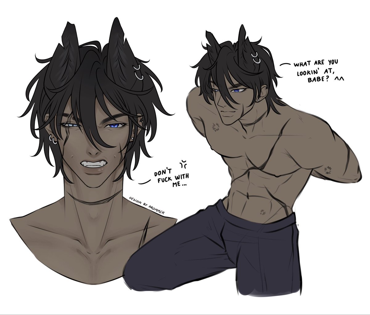 New oc • Sköll 🐺

#characterdesign #oc #originalcharacter